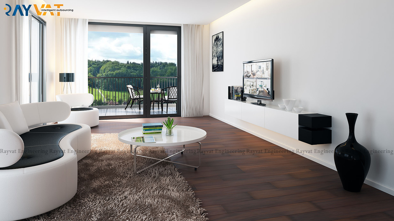 Riverside Modern 3D Interior House Design | Jack Gibson - CGconnect ...